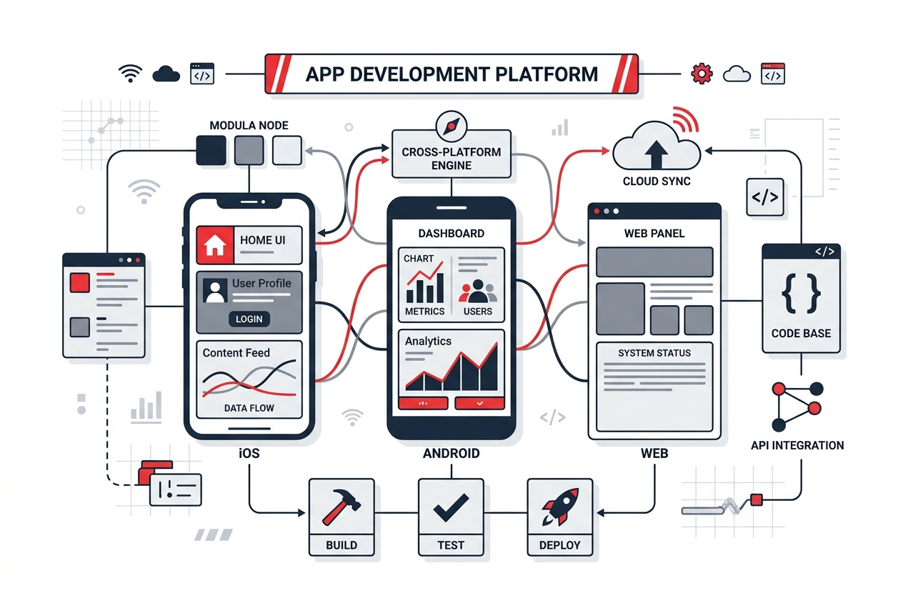 Software & Mobile Apps Illustration