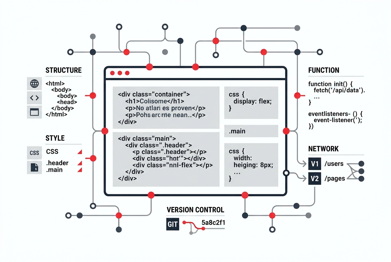 Website Development Illustration